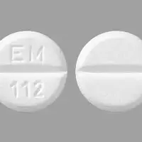 Euthyrox (Levothyroxine [ lee-voe-thye-rox-een ])-EM 112-112 mcg-White-Round