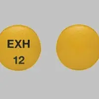 Exalgo (Hydromorphone (oral) [ hye-droe-mor-fone ])-EXH 12-12 mg-Yellow-Round