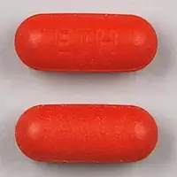 Excedrin tension headache (Acetaminophen and caffeine [ a-seet-a-min-oh-fen-and-kaf-een ])-ETH-acetaminophen 500 mg / caffeine 65 mg-Red-Capsule-shape