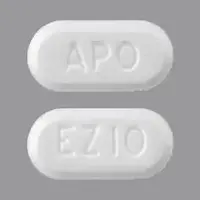 Ezetimibe (Ezetimibe)-APO EZ 10-10 mg-White-Capsule-shape