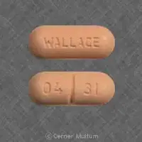 Felbatol (Felbamate [ fel-bam-ate ])-WALLACE 04 31-600 mg-Orange-Oval