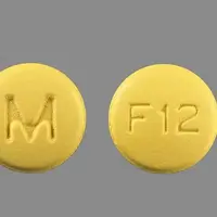 Felodipine (Felodipine [ fe-loe-di-peen ])-M F12-5 mg-Yellow-Round