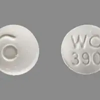 Femtrace (Estradiol oral [ ess-tra-dye-ole ])-WC 390 LOGO-0.9 mg-White-Round