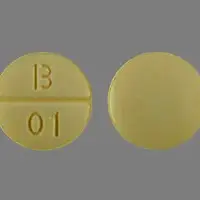 Folic acid (Folic acid [ foe-lik-as-id ])-B 01-1 mg-Yellow-Round