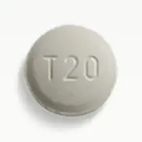 Gilotrif (Afatinib [ a-fat-i-nib ])-T20 Logo-20 mg-White-Round