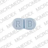 Glimepiride (Glimepiride [ glye-mep-ir-ide ])-5 0 R B-4 mg-Blue-Figure eight-shape