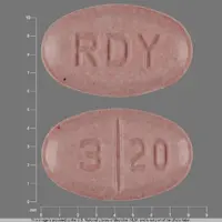 Glimepiride (Glimepiride [ glye-mep-ir-ide ])-RDY 3 20-1 mg-Orange-Oval