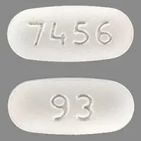 Glipizide and metformin (Glipizide and metformin [ glip-ih-zyd-and-met-for-min ])-93 7456-2.5 mg / 500 mg-White-Oval