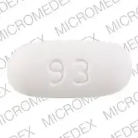 Glipizide and metformin (Glipizide and metformin [ glip-ih-zyd-and-met-for-min ])-93 7456-2.5 mg / 500 mg-White-Oval