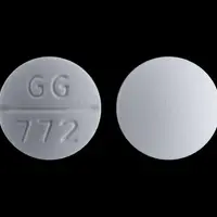 Glipizide (Glipizide [ glip-i-zide ])-GG 772-10 mg-White-Round