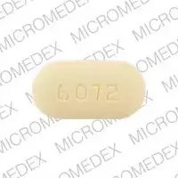 Glucovance (Glyburide and metformin [ glye-bure-ide-and-met-for-min ])-BMS 6072-1.25 mg / 250 mg-Yellow-Oval