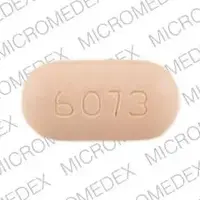 Glucovance (Glyburide and metformin [ glye-bure-ide-and-met-for-min ])-BMS 6073-2.5 mg / 500 mg-Orange-Oval