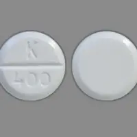 Glycopyrrolate (Glycopyrrolate (oral/injection) [ gly-koe-pie-roe-late ])-K 400-1 mg-White-Round