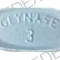 Glynase prestab (Glyburide [ glye-bue-ride ])-PT PT GLYNASE 3-3 mg-Blue-Oval