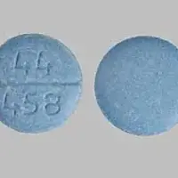 Mucus relief maximum strength (Guaifenesin [ gwye-fen-e-sin ])-44 458-400 mg-Blue-Round