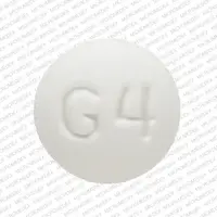 Guanfacine (Guanfacine [ gwahn-fa-seen ])-M G4-1 mg-White-Round