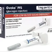 Gvoke (Glucagon (injection) [ gloo-ka-gon ])-medicine-1 mg per 0.2 mL single-dose pre-filled syringe