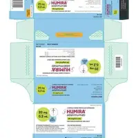 Humira (Adalimumab [ ay-da-lim-ue-mab ])-medicine-20 mg/0.2 mL in a single-dose prefilled glass syringe