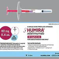 Humira (Adalimumab [ ay-da-lim-ue-mab ])-medicine-40 mg/0.4 mL in a single-dose prefilled glass syringe