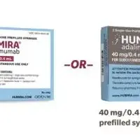 Humira (Adalimumab [ ay-da-lim-ue-mab ])-medicine-40 mg/0.4 mL in a single-dose prefilled glass syringe