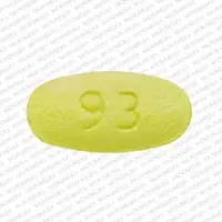 Hydrochlorothiazide and losartan (Hydrochlorothiazide and losartan [ hye-droe-klor-oh-thye-a-zide-and-loe-sar-tan ])-93 7367-12.5 mg / 50 mg-Yellow-Oval