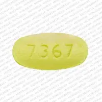 Hydrochlorothiazide and losartan (Hydrochlorothiazide and losartan [ hye-droe-klor-oh-thye-a-zide-and-loe-sar-tan ])-93 7367-12.5 mg / 50 mg-Yellow-Oval