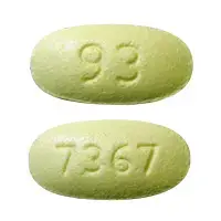 Hydrochlorothiazide and losartan (Hydrochlorothiazide and losartan [ hye-droe-klor-oh-thye-a-zide-and-loe-sar-tan ])-93 7367-12.5 mg / 50 mg-Yellow-Oval