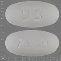 Hydrochlorothiazide and losartan (Hydrochlorothiazide and losartan [ hye-droe-klor-oh-thye-a-zide-and-loe-sar-tan ])-93 7369-12.5 mg / 100 mg-White-Oval