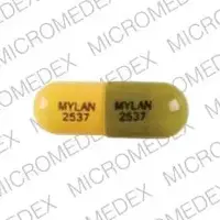 Hydrochlorothiazide and triamterene (Hydrochlorothiazide and triamterene [ hye-dro-klor-oh-thy-a-zide-and-trye-am-ter-een ])-MYLAN 2537 MYLAN 2537-25 mg / 37.5 mg-Green & Yellow-Capsule-shape