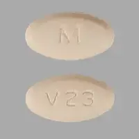 Hydrochlorothiazide and valsartan (Hydrochlorothiazide and valsartan [ hye-droe-klor-oh-thye-a-zide-and-val-sar-tan ])-M V23-25 mg / 160 mg-Orange-Oval