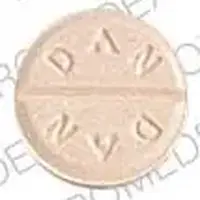 Hydrochlorothiazide (Hydrochlorothiazide [ hye-dro-klor-o-thy-a-zide ])-5345 DAN DAN-50 mg-Tan-Round