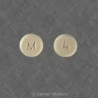 Hydromorphone (rectal) (Hydromorphone (rectal) [ hye-dro-mor-fone ])-M 4-4 mg-White-Round