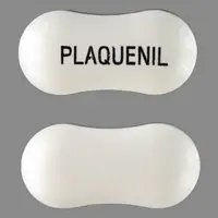 Hydroxychloroquine (Hydroxychloroquine [ hye-drox-ee-klor-oh-kwin ])-PLAQUENIL-200 mg-White-Figure eight-shape