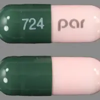 Hydroxyurea (Hydroxyurea [ hye-drox-ee-yoo-ree-a ])-724 par-500 mg-Green & Pink-Capsule-shape