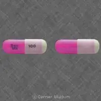 Hydroxyzine (Hydroxyzine [ hye-drox-ee-zeen ])-barr 324 100-100 mg-Pink & Yellow-Capsule-shape