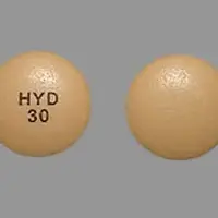 Hysingla er (Hydrocodone (oral) [ hye-droe-koe-done ])-HYD 30-30 mg-Yellow-Round