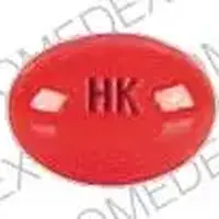 Hytrin (Terazosin [ ter-ay-zo-sin ])-a HK-5 mg-Red-Round