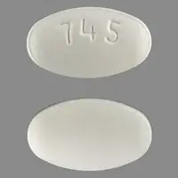 Hyzaar (Hydrochlorothiazide and losartan [ hye-droe-klor-oh-thye-a-zide-and-loe-sar-tan ])-745-12.5 mg / 100 mg-White-Oval