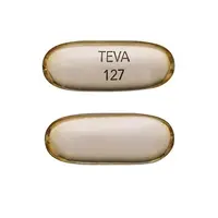 Icosapent (Icosapent [ eye-koe-sa-pent ])-TEVA 127-1 gram-Yellow-Capsule-shape