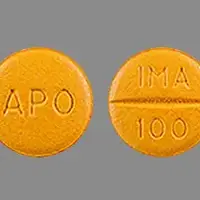 Imatinib (Imatinib [ im-ma-ta-nib ])-APO IMA 100-100 mg-Orange-Round