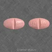 Imdur (Isosorbide mononitrate [ eye-soe-sor-bide-mon-oh-nye-trate ])-IM DUR 30 30-30 mg-Pink-Oval