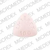 Imitrex (Sumatriptan (oral/nasal) [ soo-ma-trip-tan ])-IMITREX 100 logo-100 mg-Pink-Three-sided