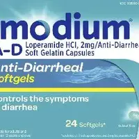 Imodium a-d (Loperamide [ loe-per-a-mide ])-IMO-2 mg-Blue-Capsule-shape