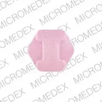 Inderal (Propranolol [ pro-pran-oh-lol ])-I INDERAL 60-60 MG-Pink-Six-sided