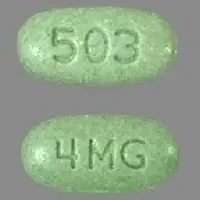 Intuniv (Guanfacine [ gwahn-fa-seen ])-503 4MG-4 mg-Green-Capsule-shape