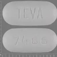 Irbesartan (Irbesartan [ ir-be-sar-tan ])-TEVA 7466-300 mg-White-Capsule-shape