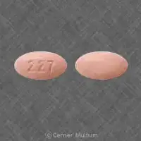 Isentress (Raltegravir [ ral-teg-ra-veer ])-227-400 mg-Pink-Oval