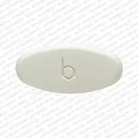 Isoniazid (Isoniazid [ eye-so-nye-a-zid ])-b 071 300-300 mg-White-Oval