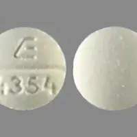 Isoniazid (Isoniazid [ eye-so-nye-a-zid ])-E 4354-100 mg-White-Round