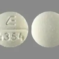 Isoniazid (Isoniazid [ eye-so-nye-a-zid ])-E 4354-100 mg-White-Round